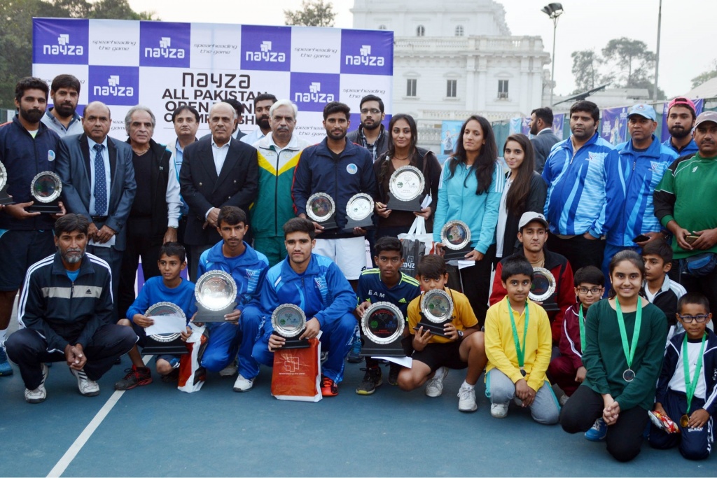 Aqeel take singles, doubles title of Nayza All-Pakistan Tennis ...