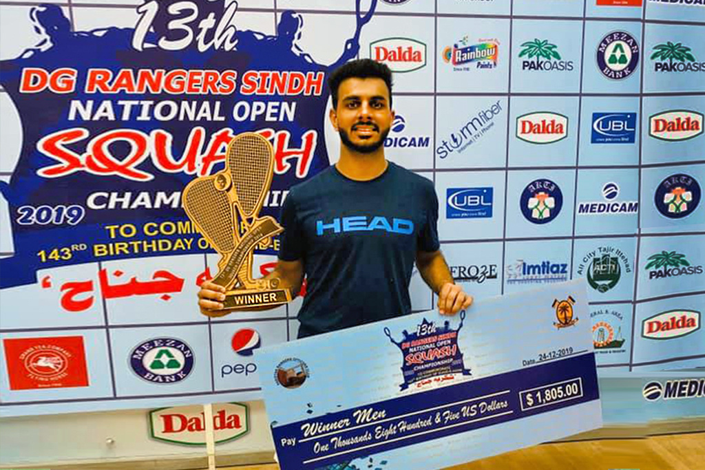 13th DG Rangers Sindh Squash C'ship: World no.61 Tayyab Aslam wins ...