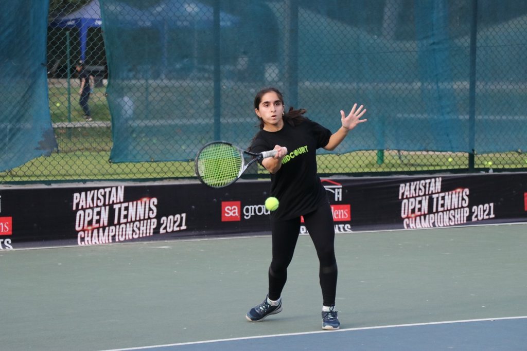 Ushna Suhail, Noor Malik in summit clash of SA Gardens Pakistan Open Tennis Championships 2021